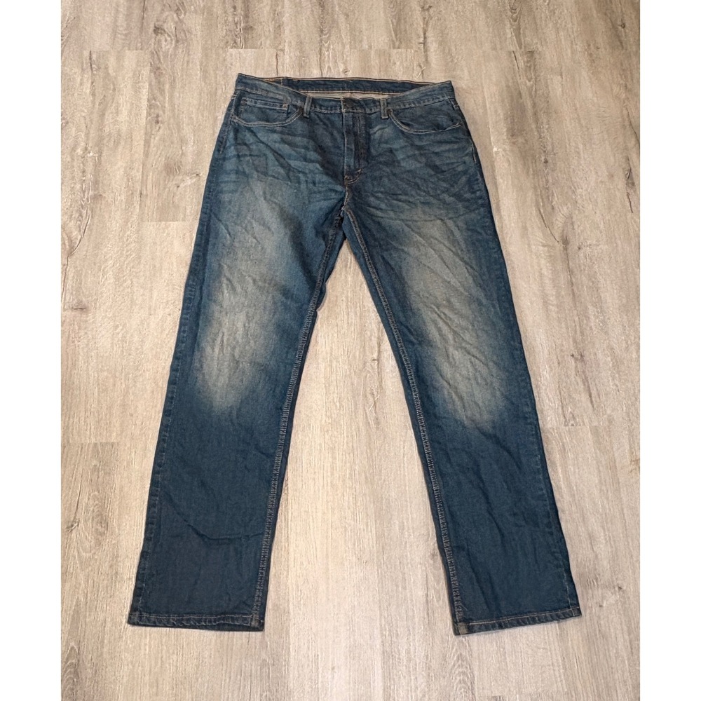 Levis 559 Relaxed Straight Jeans Mens 38x34 Medium Wash Blue Denim 00559-0340
